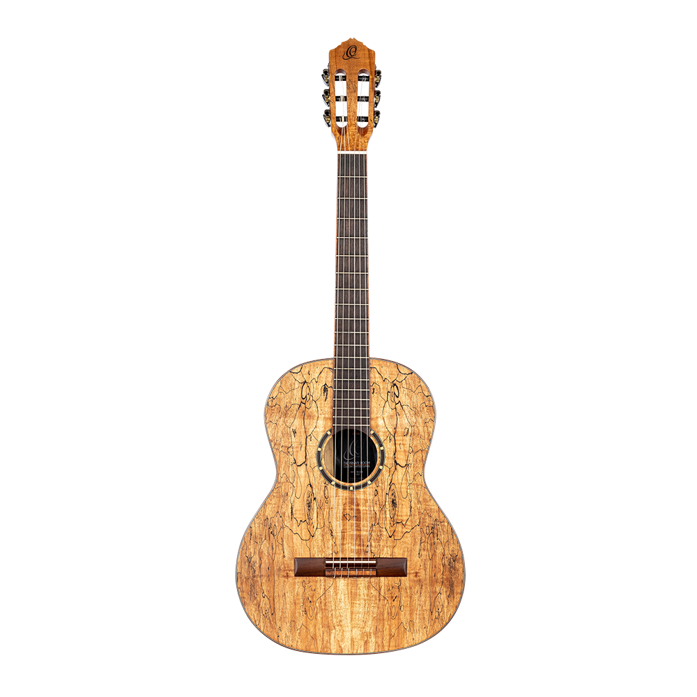 Guitars　Left-Handed　Guitar　Maple　☆安心の定価販売☆】　Slim　Family　Top　Ortega　Size　Private　Spruce　(RSM-REISSUE)並行輸入　Room　Neck　Series　Suite　String　Classical　Right　Spalted　Classical　w/Bag，　Solid　Nylon　(R121L-1/2)