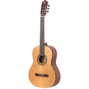 Ortega Left Handed R131L Family Series Pro Nylon String Acoustic Guita -  Adirondack Guitar