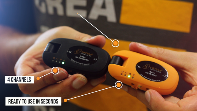 Digital Wireless System Orange/Black video