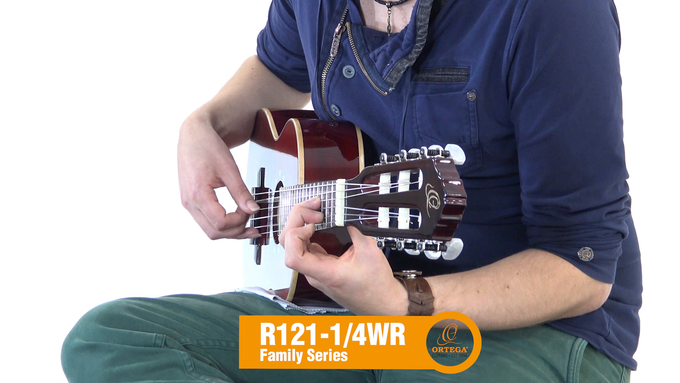 1/4 Size Guitar Spruce/ Mahogany Wine Red video