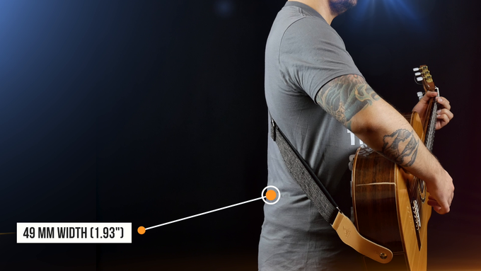 Guitar Cotton Strap Coal video