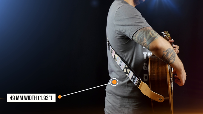 Guitar Cotton Strap Icelander video