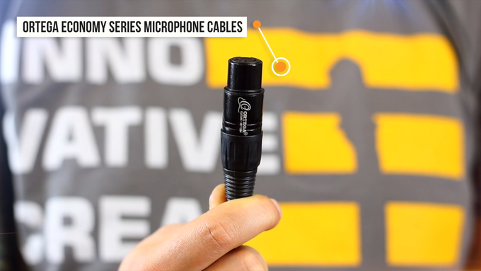 Jack/XLR Female Microphone Cable 30ft Black video