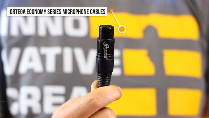 XLR Male/XLR Female Microphone Cable 20ft Black video