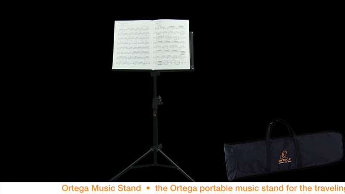 Portable Music Stand Black video
