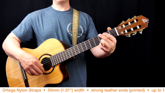 Guitar Motif Nylon Strap Guitars video