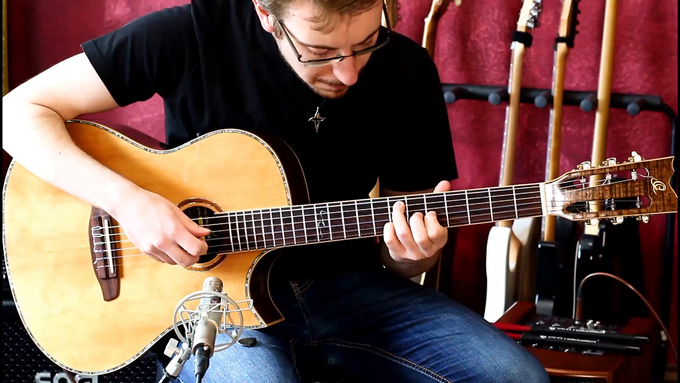 4/4 Classical Guitar String Set Medium Tension video