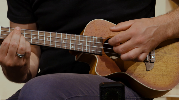 Concert Size Ukulele Okoume Dawn Sunburst video