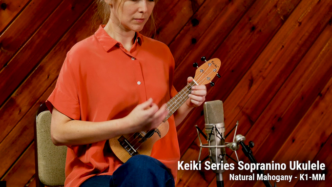 Sopranino Ukulele Okoume Natural Mahogany video