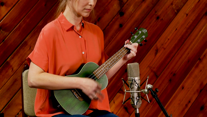 Concert Ukulele Okoume Forest Green video