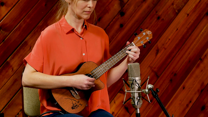 Concert Size Ukulele Sapele Natural video