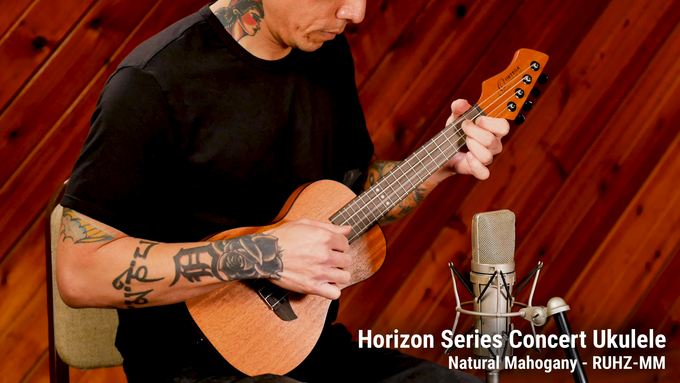 Concert Ukulele Mahogany Natural video