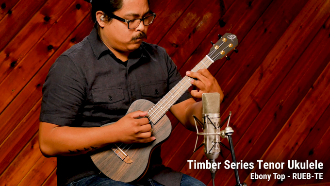 Tenor Size Ukulele Ebony Natural video