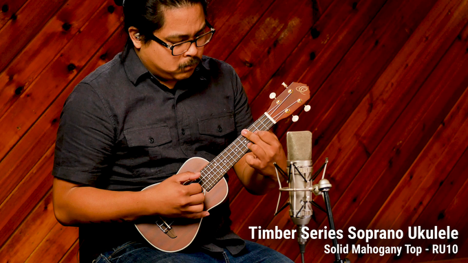 Soprano Ukulele Solid Mahogany Natural video