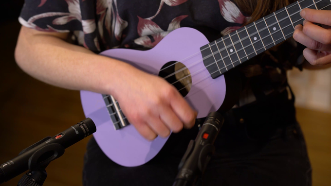 Soprano Size Ukulele Set Agathis/ ABS Lavender Field video