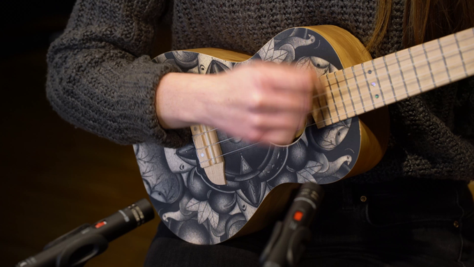 Concert Size Ukulele Spruce/ Catalpa Birds video