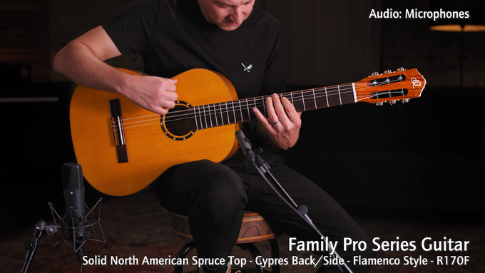 Full Size Guitar Solid Spruce/ Cypress Gloss Stain Yellow video