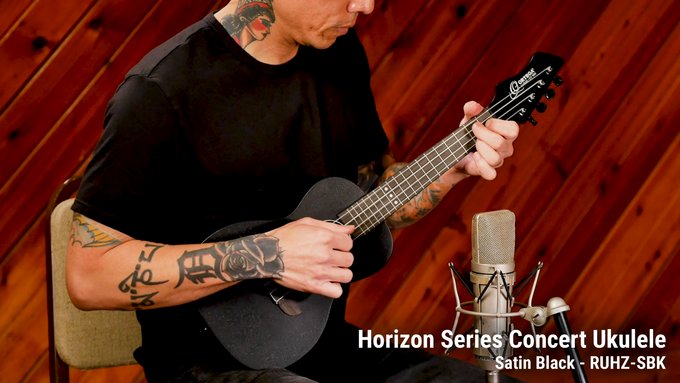 Concert Ukulele Okoume Black video