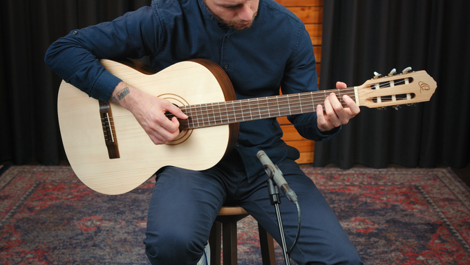 Full Size Guitar Solid Engelmann Spruce/ Aged Eucalyptus Natural video
