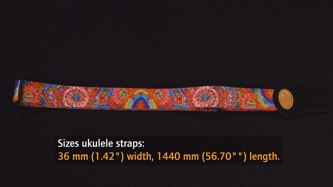 Ukulele Nylon Strap El Muerto video